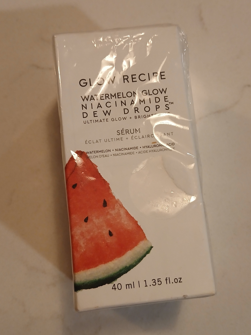 Glow Recipe Watermelon Glow Niacinamide Dew Drops Serum - FULL SIZE - NIB - 40ML